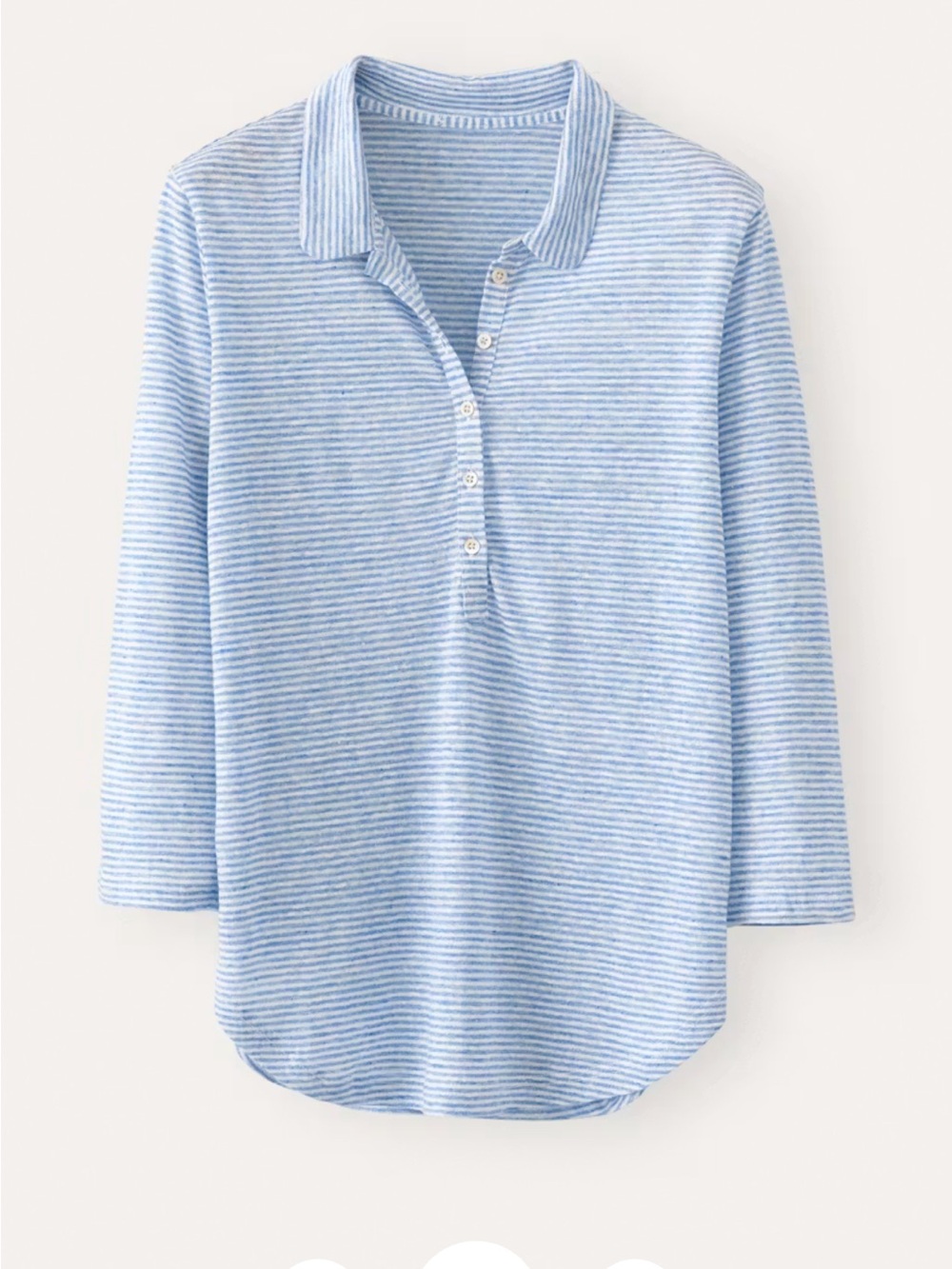 Poetry striped knit polo shirt Size 4US - Picture 3 of 8